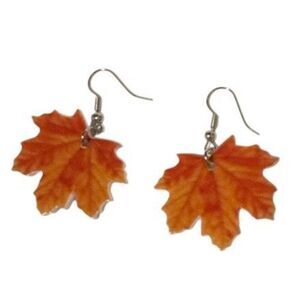 Autumn Maple Leaf Earrings